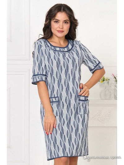 Платье Текстильная мануфактура, цвет синий