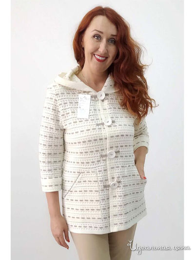 Жакет Текстильная мануфактура, цвет молочный