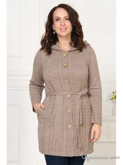 Кардиган Злата, цвет светло-коричневый