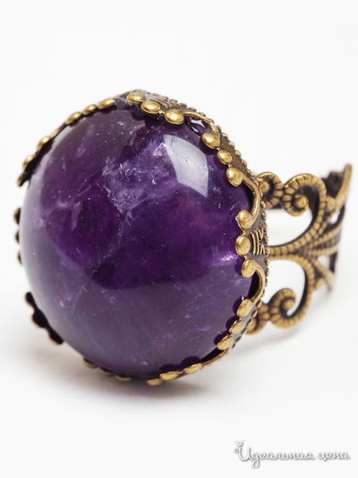 Кольцо Biruza, цвет фиолетовый