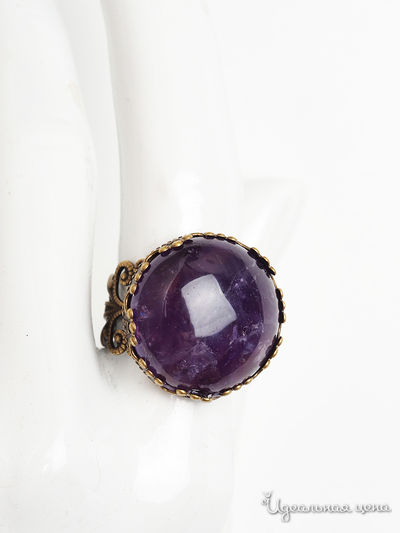 Кольцо Biruza, цвет фиолетовый