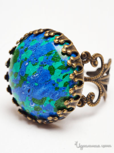 Кольцо Biruza, цвет синий