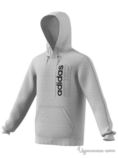 Толстовка Adidas, цвет серый
