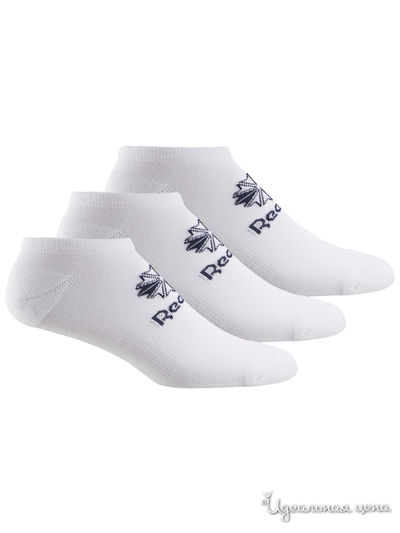 Носки, 3 пары REEBOK, цвет белый