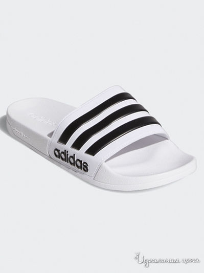 Шлепанцы Adidas, цвет белый