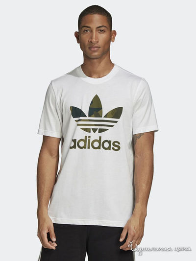 Футболка Adidas, цвет белый