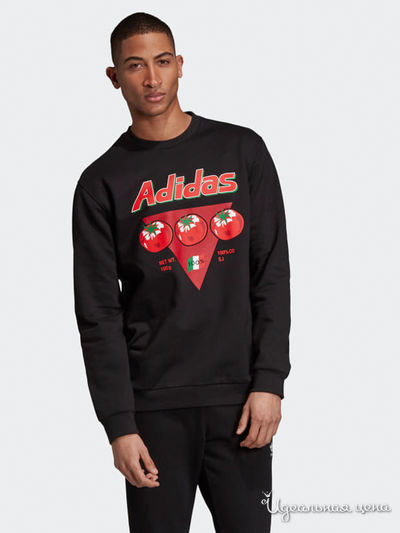 Толстовка Adidas, цвет черный