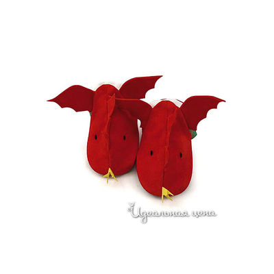 Тапочки Fanky feet fashion, цвет цвет красный