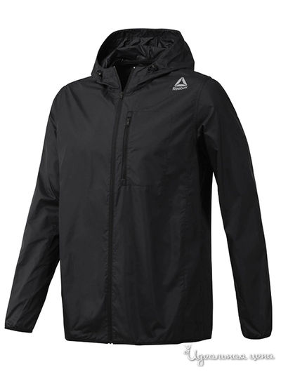 Ветровка REEBOK, цвет черный