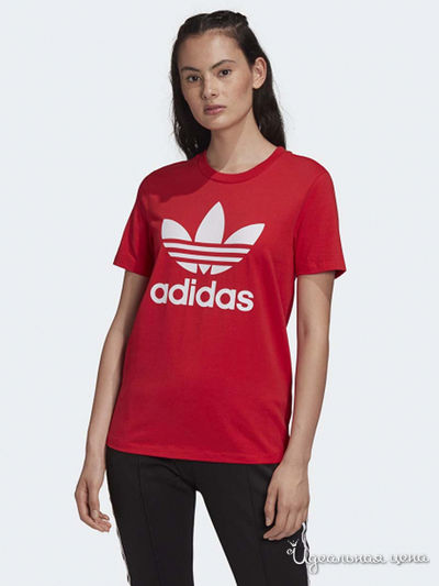 Футболка Adidas, цвет красный