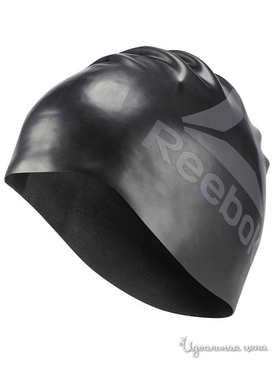 Шапочка для плавания REEBOK, цвет черный