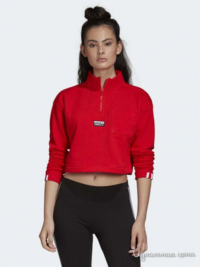 Толстовка Adidas, цвет красный