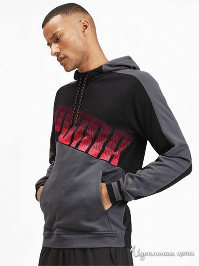 Толстовка Puma, цвет серый