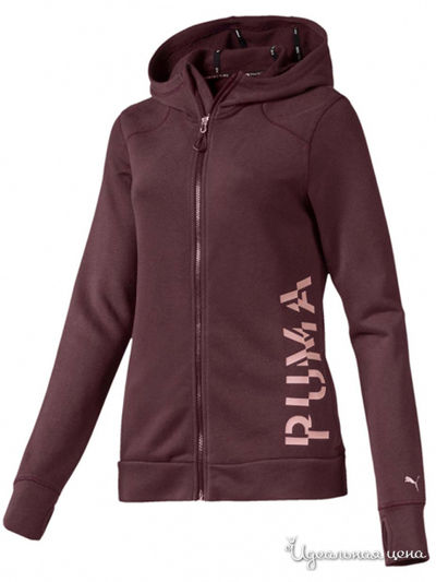 Толстовка Puma, цвет бордовый