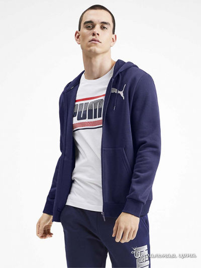 Толстовка Puma, цвет синий
