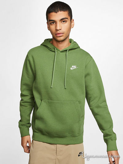 Толстовка Nike, цвет зеленый