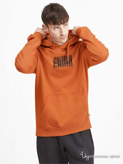Толстовка Puma, цвет оранжевый