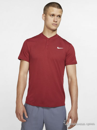 Поло Nike, цвет красный