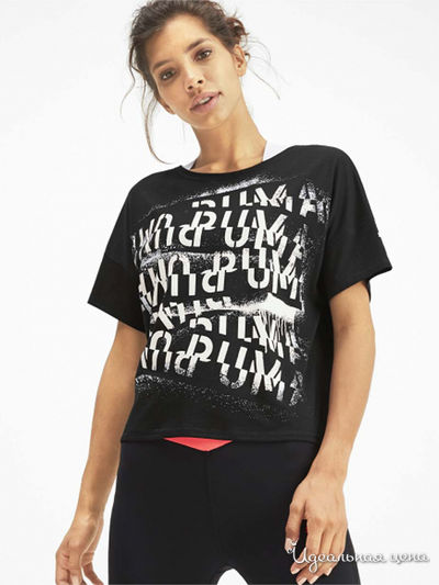 Футболка Puma, цвет черный