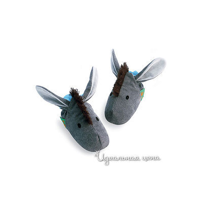 Тапочки Fanky feet fashion, цвет цвет серый