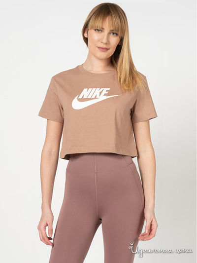 Футболка Nike, цвет бежевый
