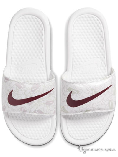 Шлепанцы Nike, цвет белый