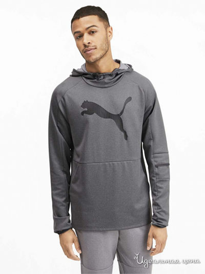 Толстовка Puma, цвет серый