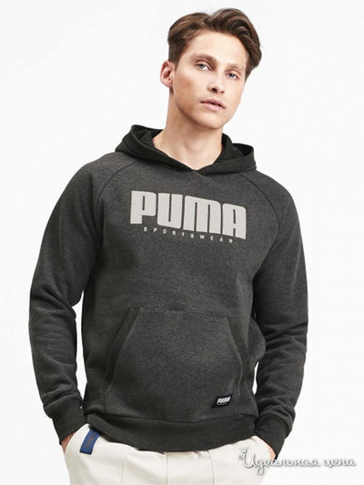 Толстовка Puma, цвет серый