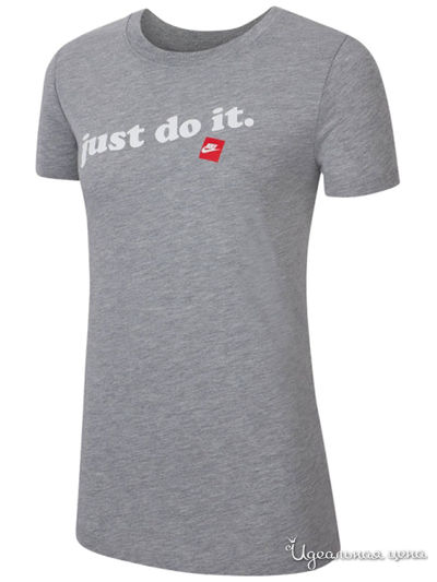 Футболка Nike, цвет серый