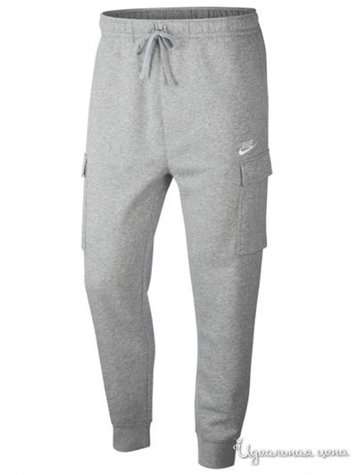 Брюки Nike, цвет серый