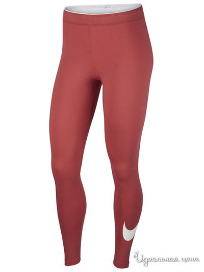 Леггинсы Nike, цвет красный