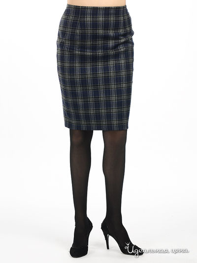 Юбка Luisa Cerano&Rabe, цвет цвет синий / серый / черный