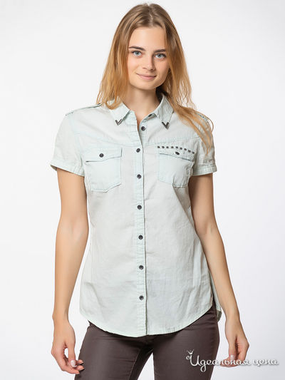 Рубашка S.Oliver, цвет голубой