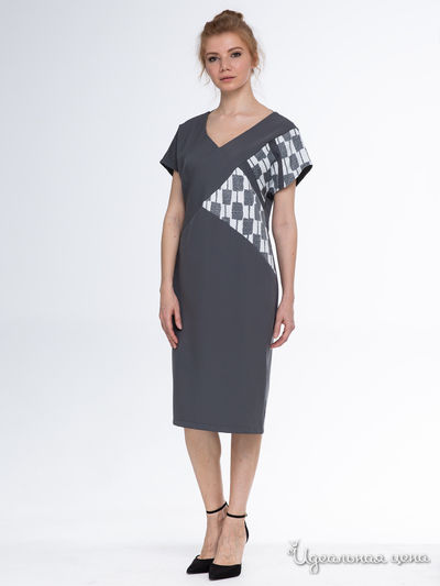 Платье Adzhedo, цвет серый