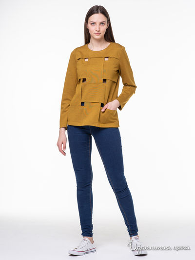 Джемпер Adzhedo, цвет горчичный