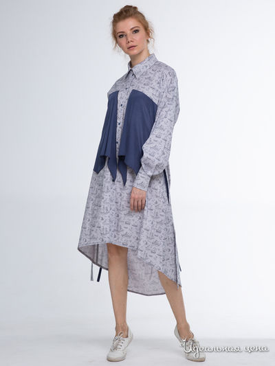 Платье Adzhedo, цвет серый