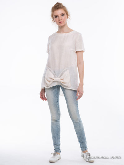 Блуза Adzhedo, цвет молочный