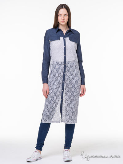 Кардиган Adzhedo, цвет серый, синий