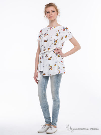 Блуза Adzhedo, цвет молочный