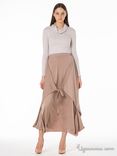 Юбка Adzhedo, цвет светло-коричневый
