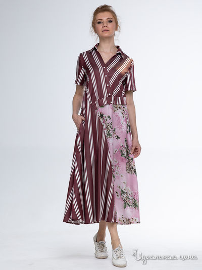 Платье Adzhedo, цвет бордовый