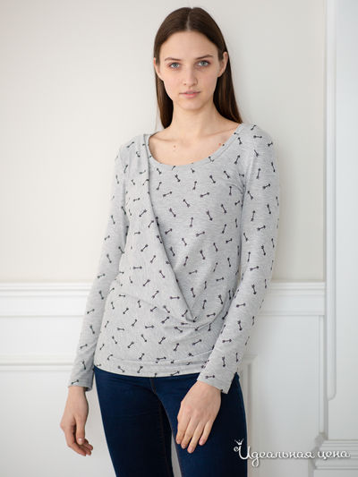 Блуза Adzhedo, цвет серый