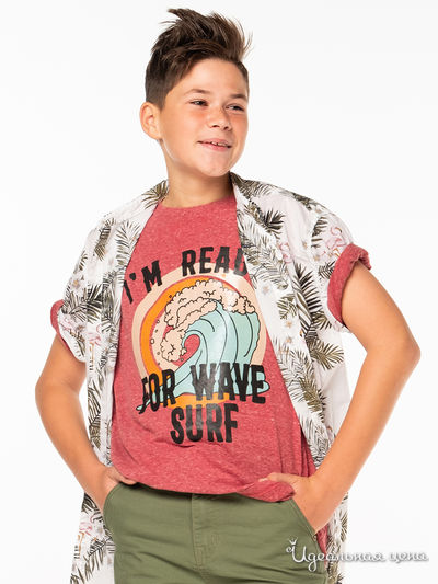 Футболка Orby, цвет бордовый