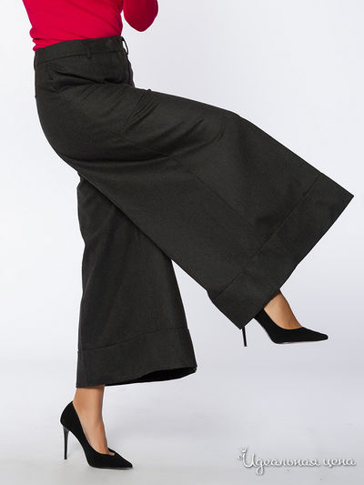 Брюки TWINSET, цвет темно-серый