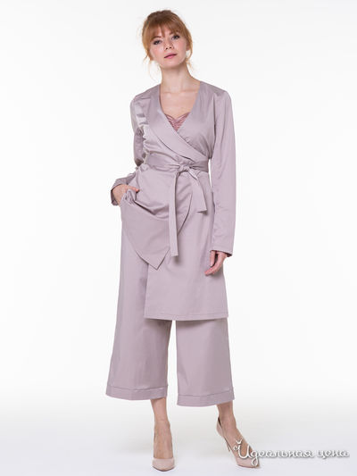 Костюм: жакет, кюлоты Adzhedo, цвет бежевый