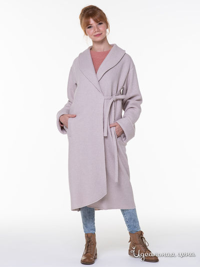 Пальто Adzhedo, цвет бежевый