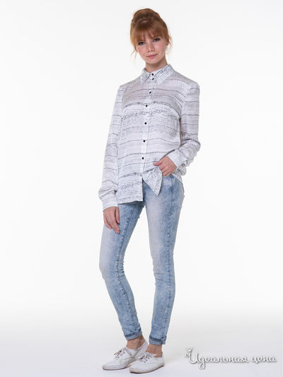 Блуза Adzhedo, цвет молочный