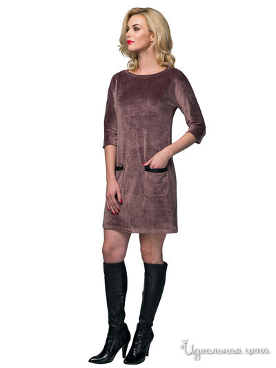 Платье Lelio, цвет коричневый