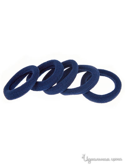 Набор резинок для волос, 5 шт Bradex, цвет темно-синий
