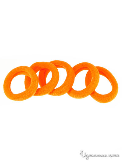 Набор резинок для волос, 5 шт Bradex, цвет оранжевый